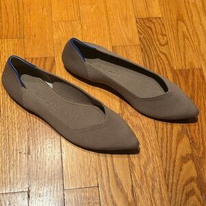 Rothy's The Point II light flats size 8.5, Portobello